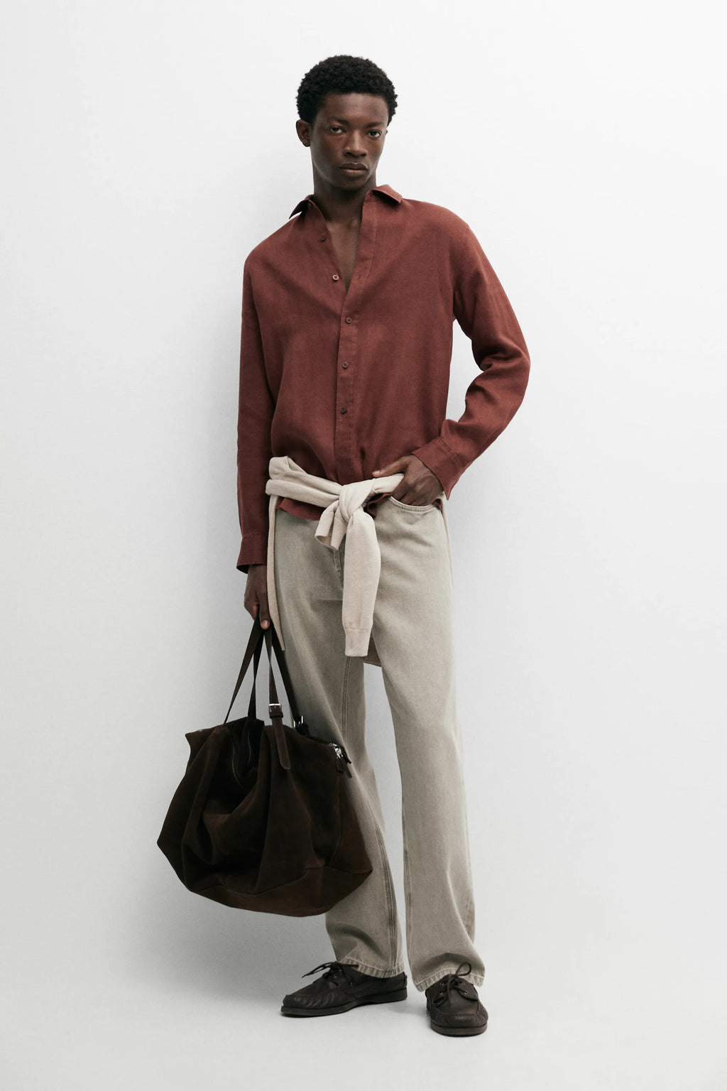 Clay linen shirt