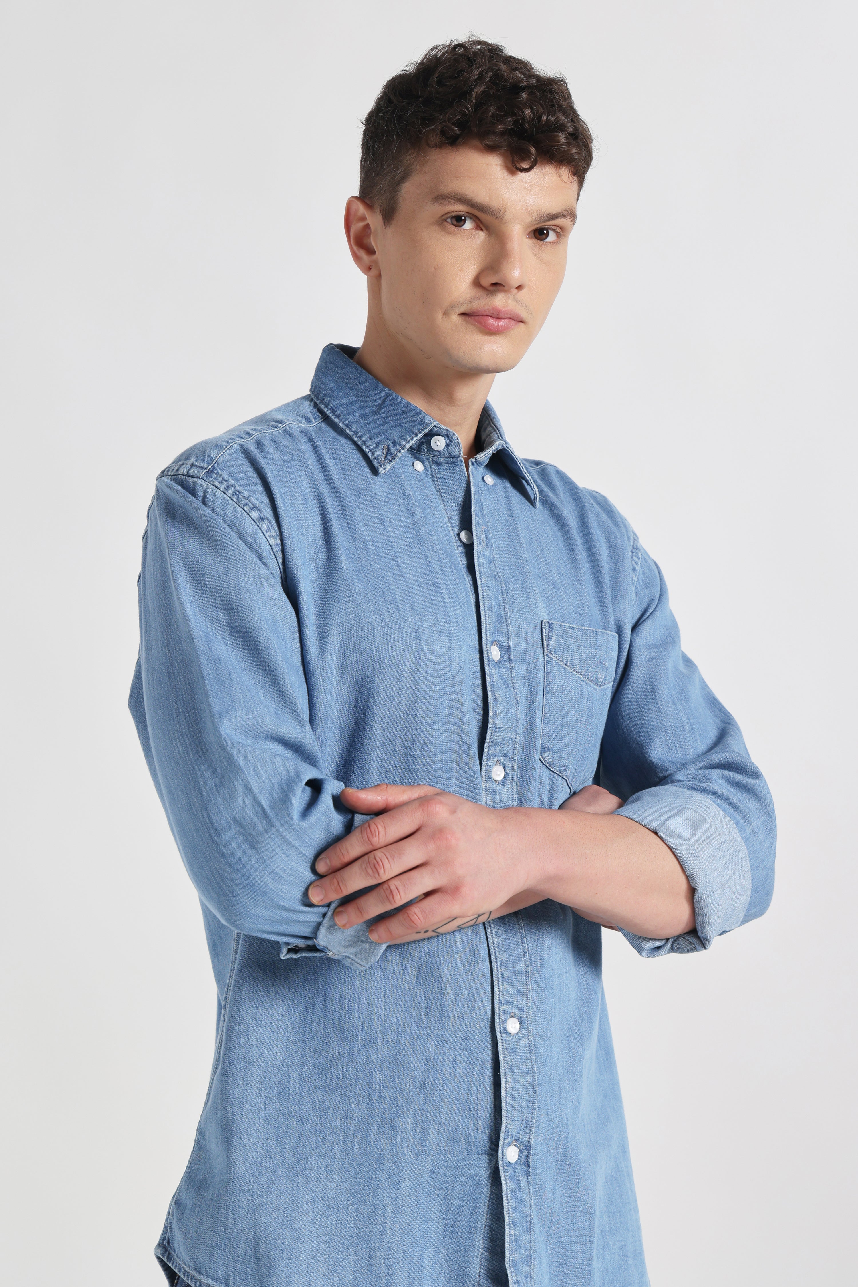 Costa classic pure denim shirt
