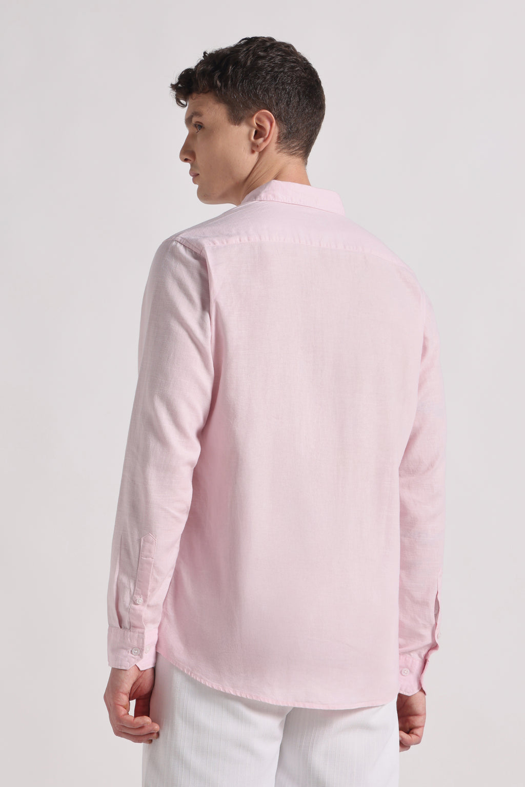 Coral Hazè organic cotton linen shirt