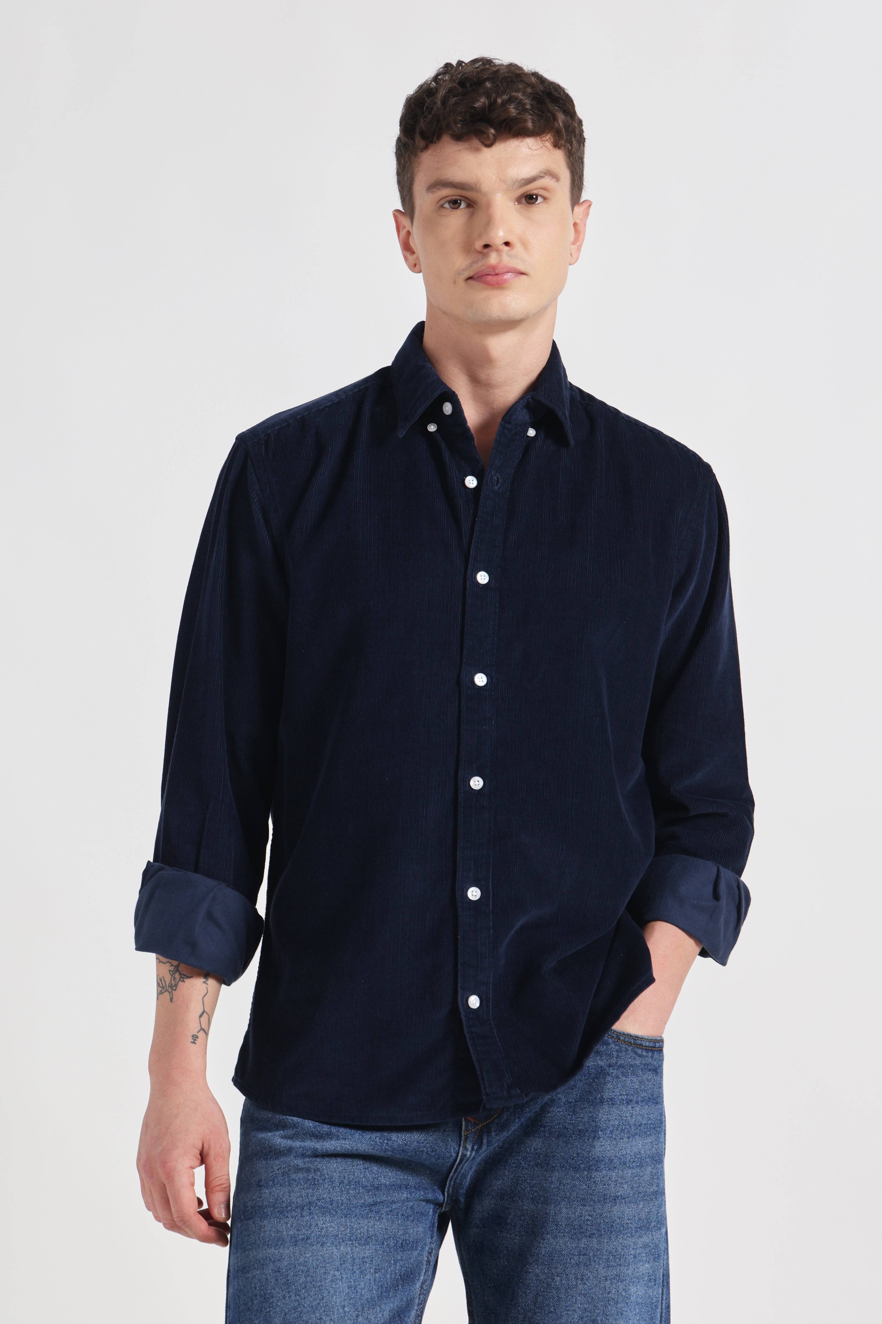Còte bleu organic cotton - navy