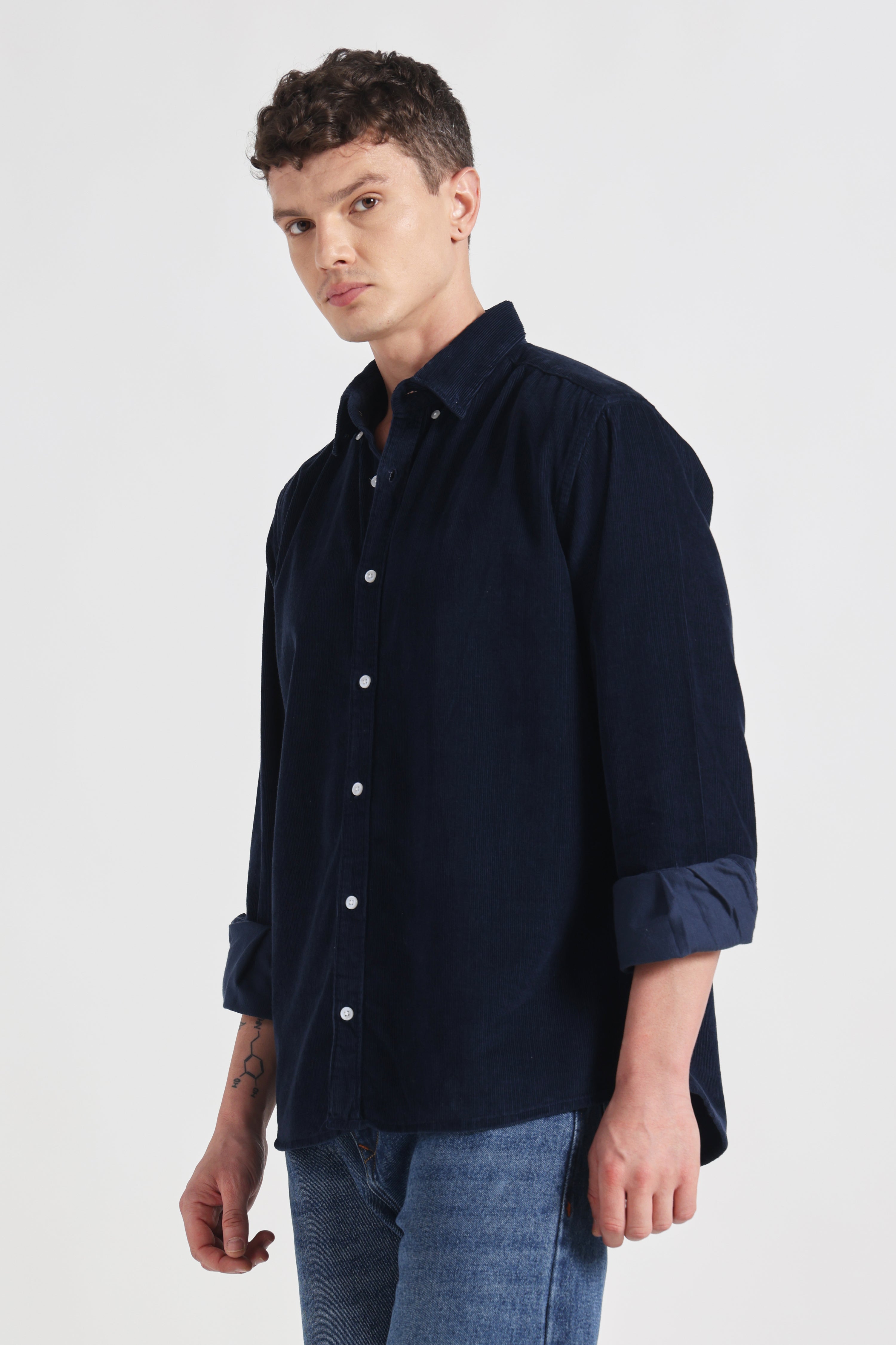 Còte bleu organic cotton - navy