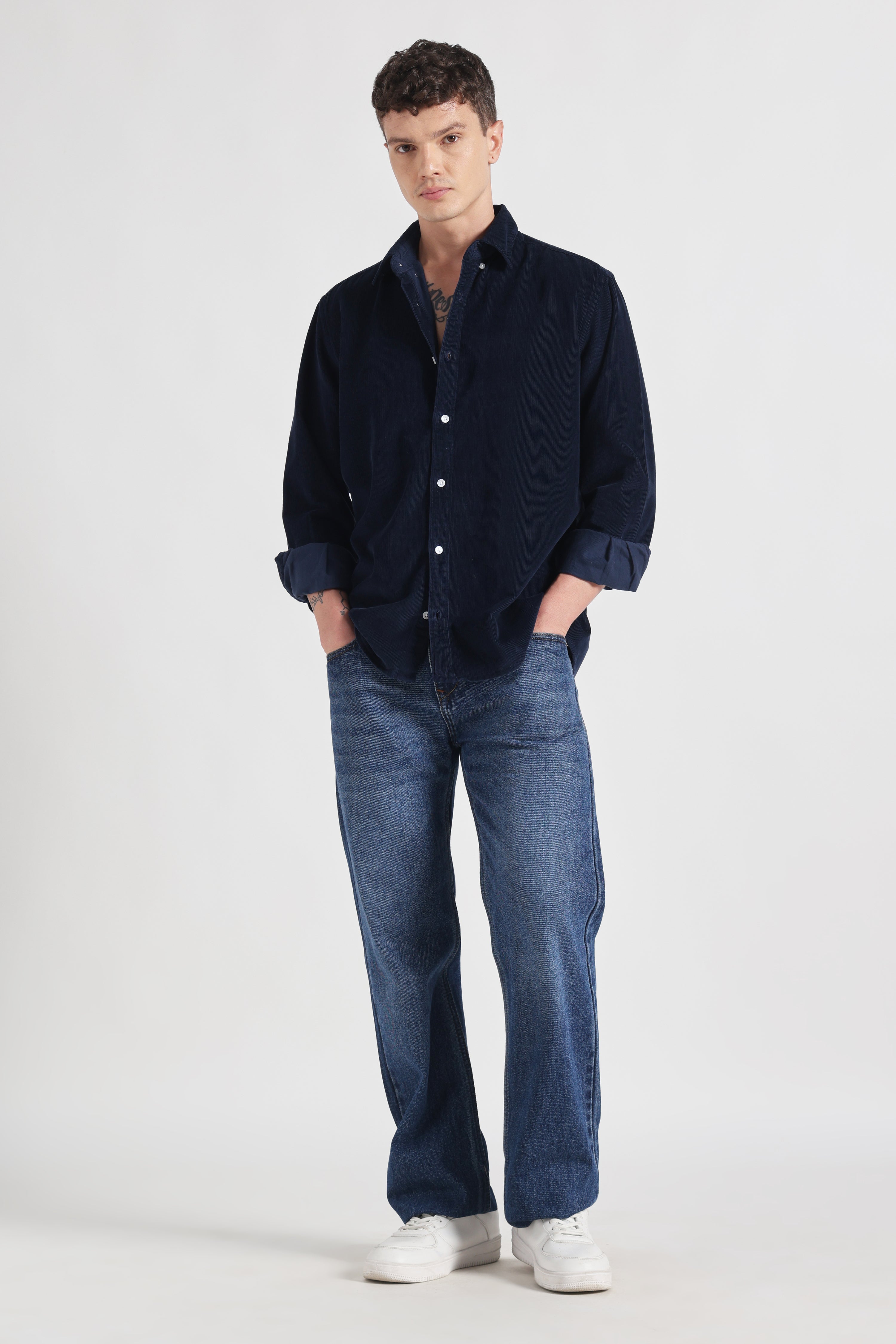 Còte bleu organic cotton - navy