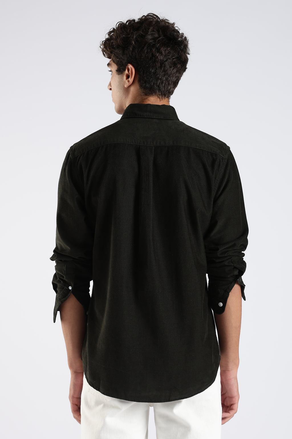 Moss vale organic cotton corduroy - olive