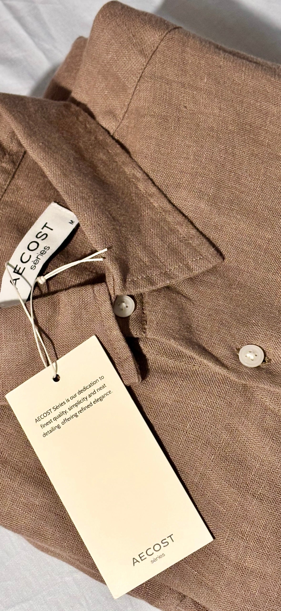 STONE MUSHROOM Linen shirt