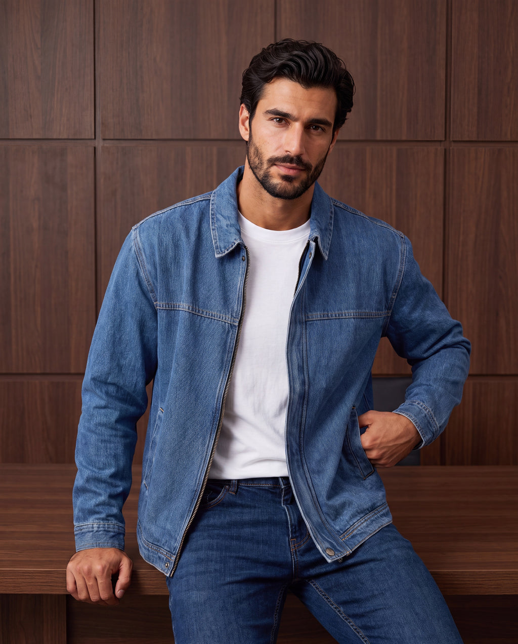 LIMITED EDITION ITALIAN denim jacket - light wash
