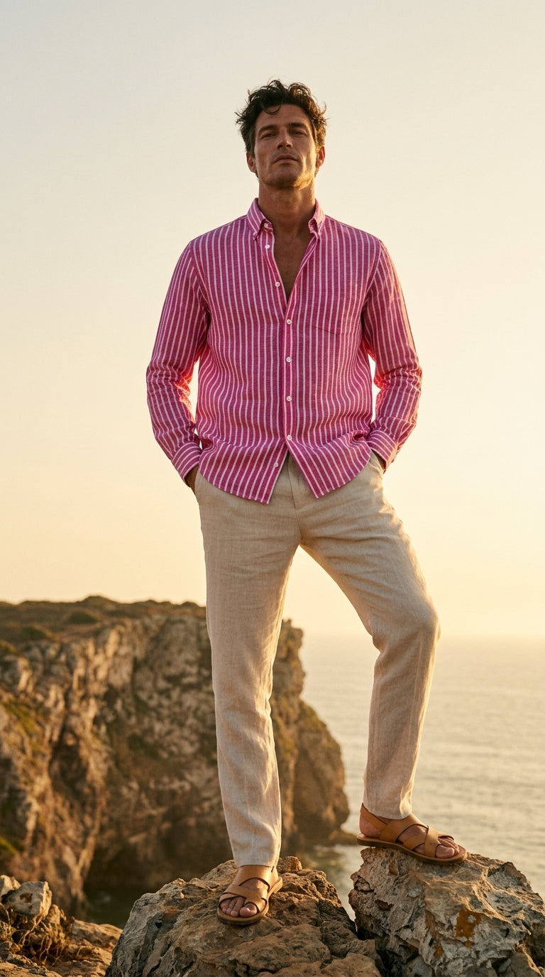 pink olso shirt