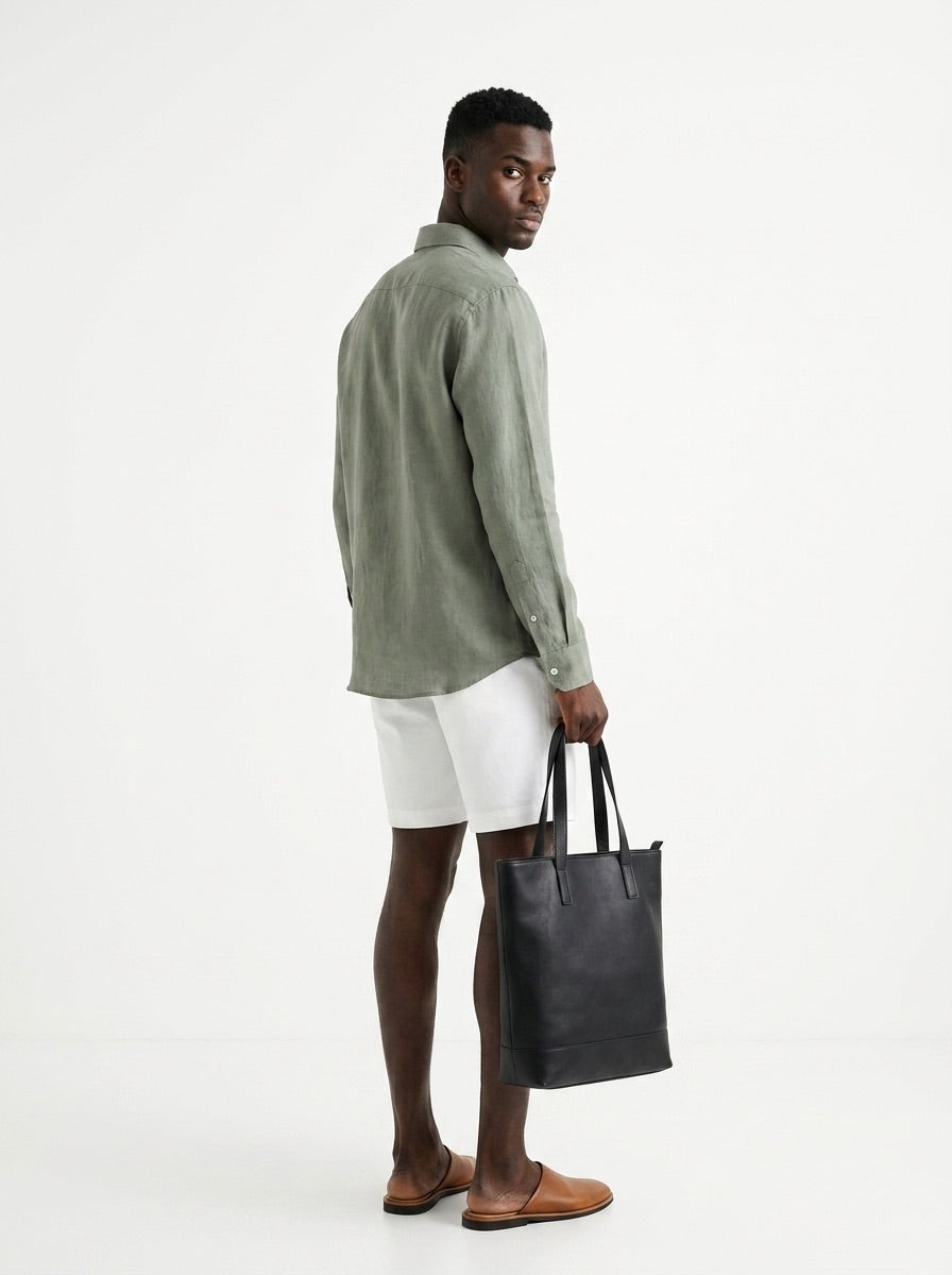 Lemongrass linen shirt