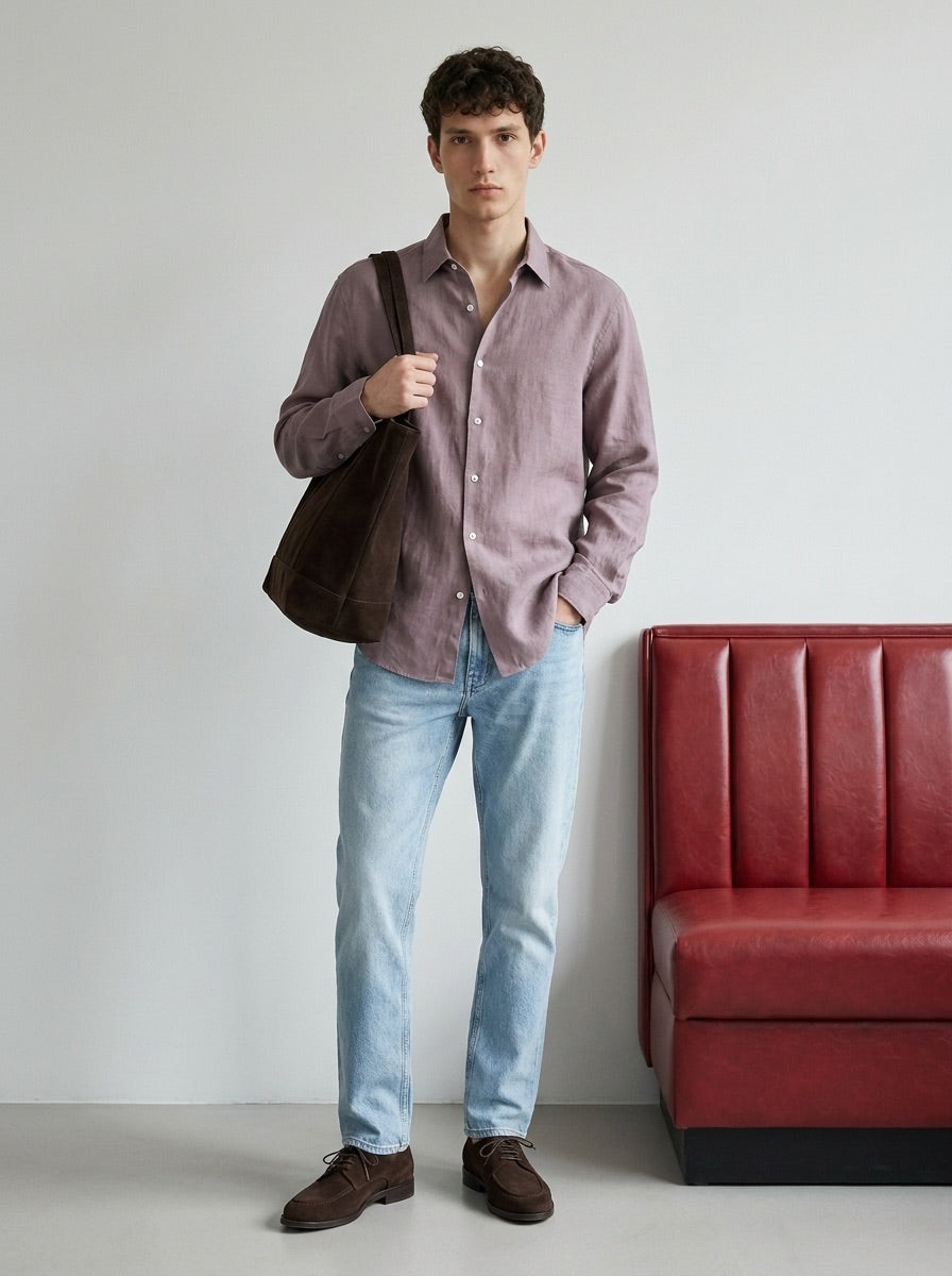 Maison Lilac - 100% linen shirt