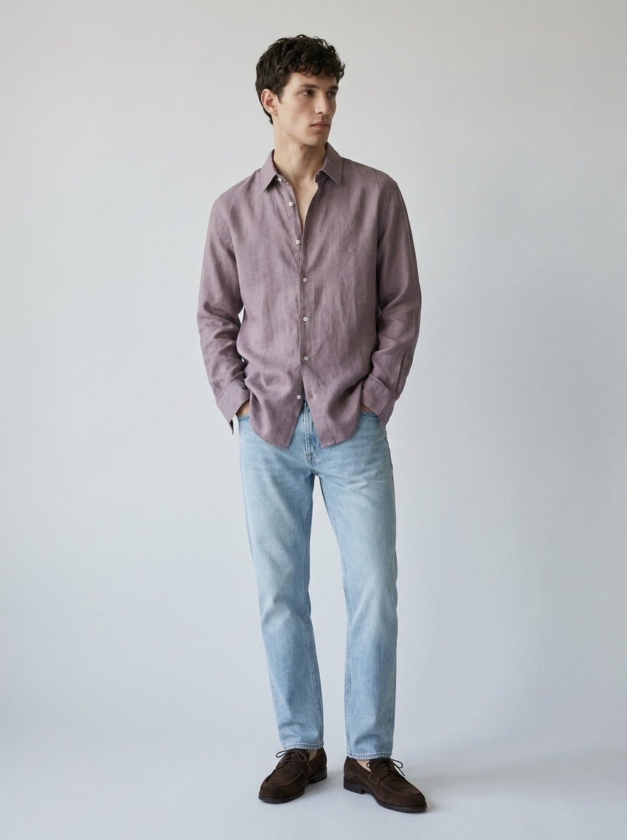 Maison Lilac - 100% linen shirt