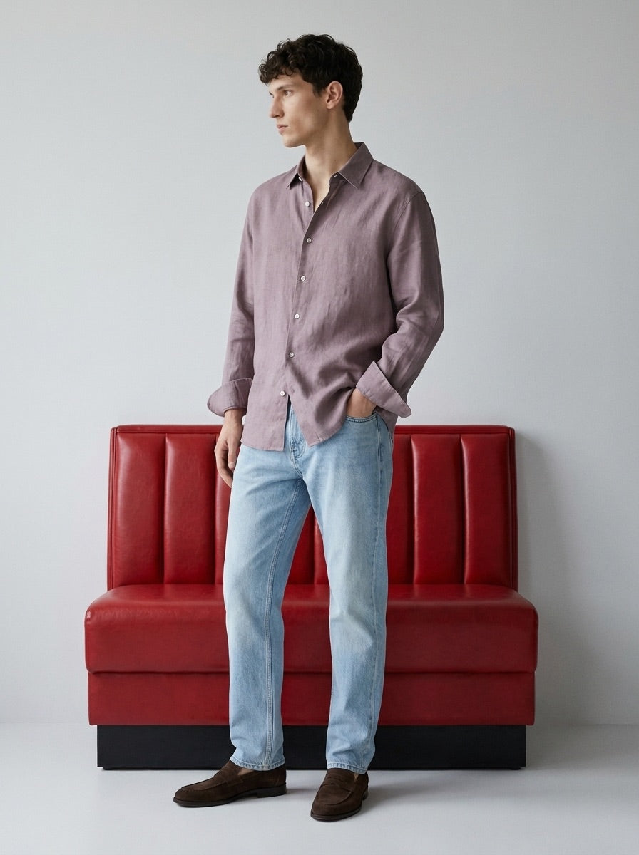 Maison Lilac - 100% linen shirt